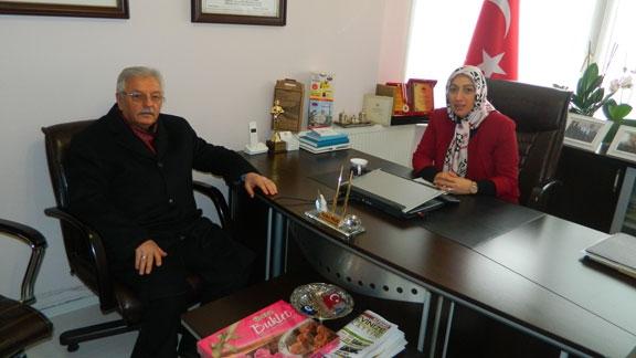 İlçe Milli Eğitim Müdürümüz Mustafa GÜÇLÜ, İlçemiz Kahveciler Derneği Başkanı Sayın Yıldız FİLİZ´i Ziyaret etti.