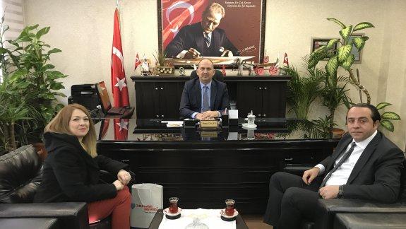 Çorlu Vatan Hastanesi Yönetimi İlçe Milli Eğitim Müdürümüz Sayın Ahmet ÜZGÜN´ ü Ziyaret Etti.