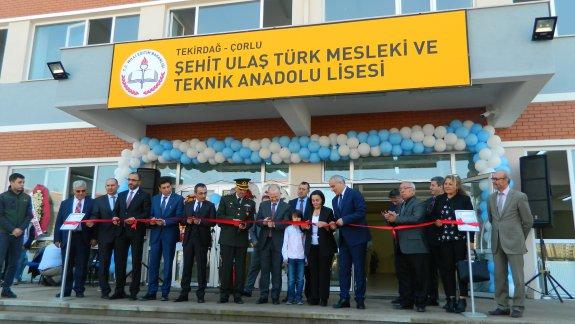 Bahçelievler Mesleki ve Teknik Anadolu Lisesi´ nin Adı Şehit Ulaş Türk Mesleki ve Teknik Anadolu Lisesi Olarak Değiştirildi.