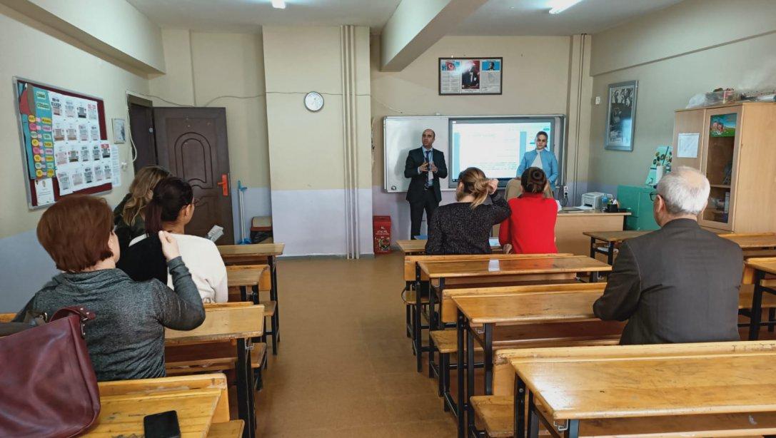 2019-2020 Eğitim ÖğretimYılında BİLSEM'e Öğrenci Tanılama Süreci Hakkında Okullarımızda Bilgilendirme Semineri Düzenlendi.