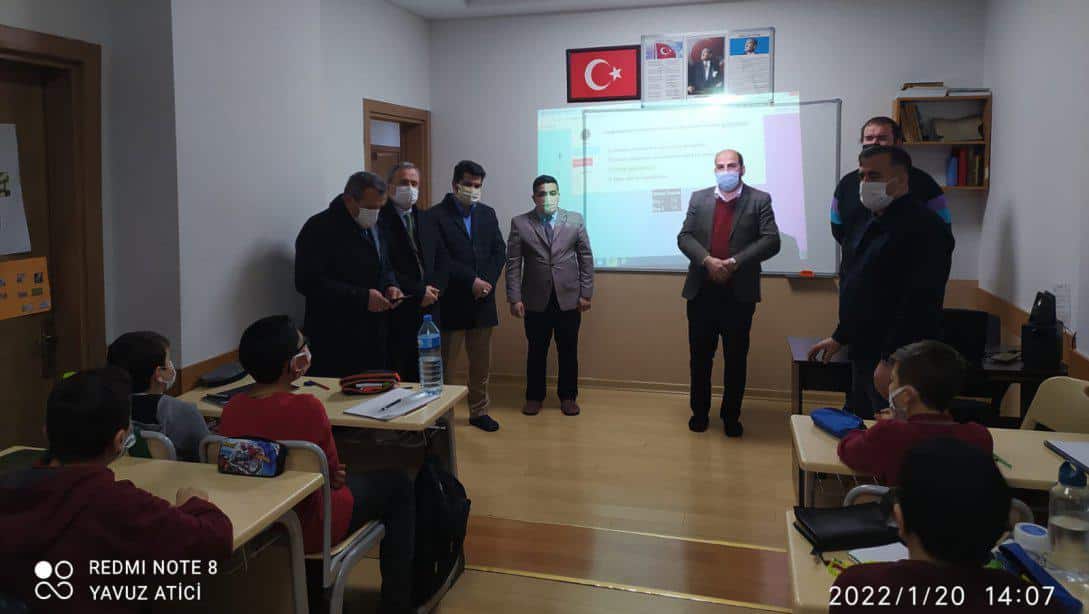 İlçe Milli Eğitim Müdürümüz Hüseyin Erdoğan Örgün Eğitimle Birlikte Hafızlık Projesi Programını Çorlu İmam Hatip Ortaokulu İle Uygulayan Hamidiye Kur'an Kursuna Ziyarette Bulundu