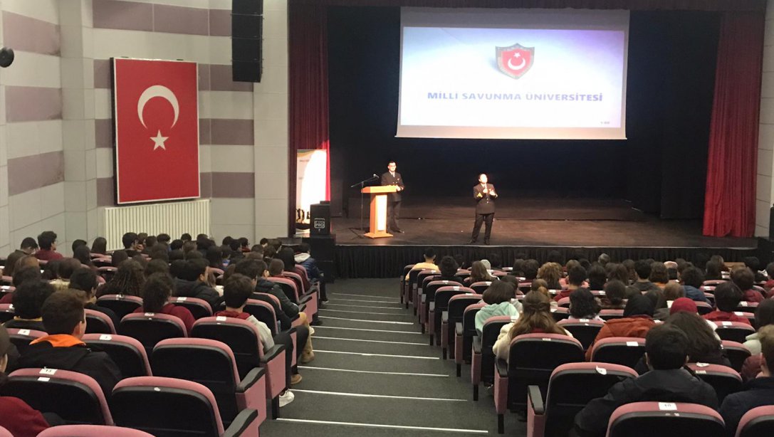 Milli Savunma Üniversitesi Halk Eğitimi Merkezinde  İlçemiz Öğrencilerine Tanıtıldı