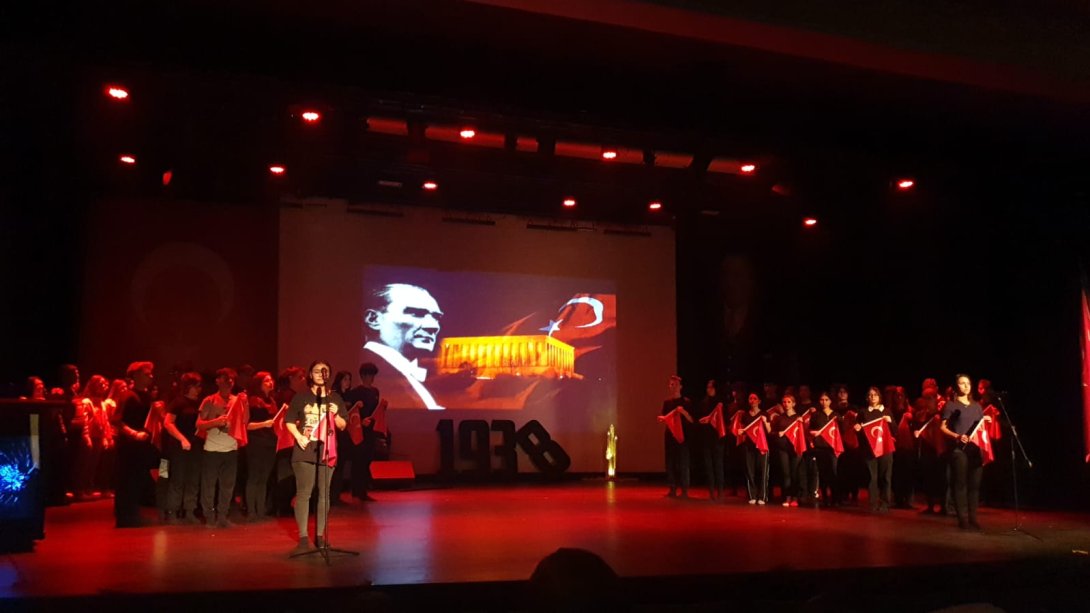 10 Kasım Atatürk'ü Anma Günü Dolayısıyla Çelenk Sunma Töreni ve Anma Programı Gerçekleştirildi