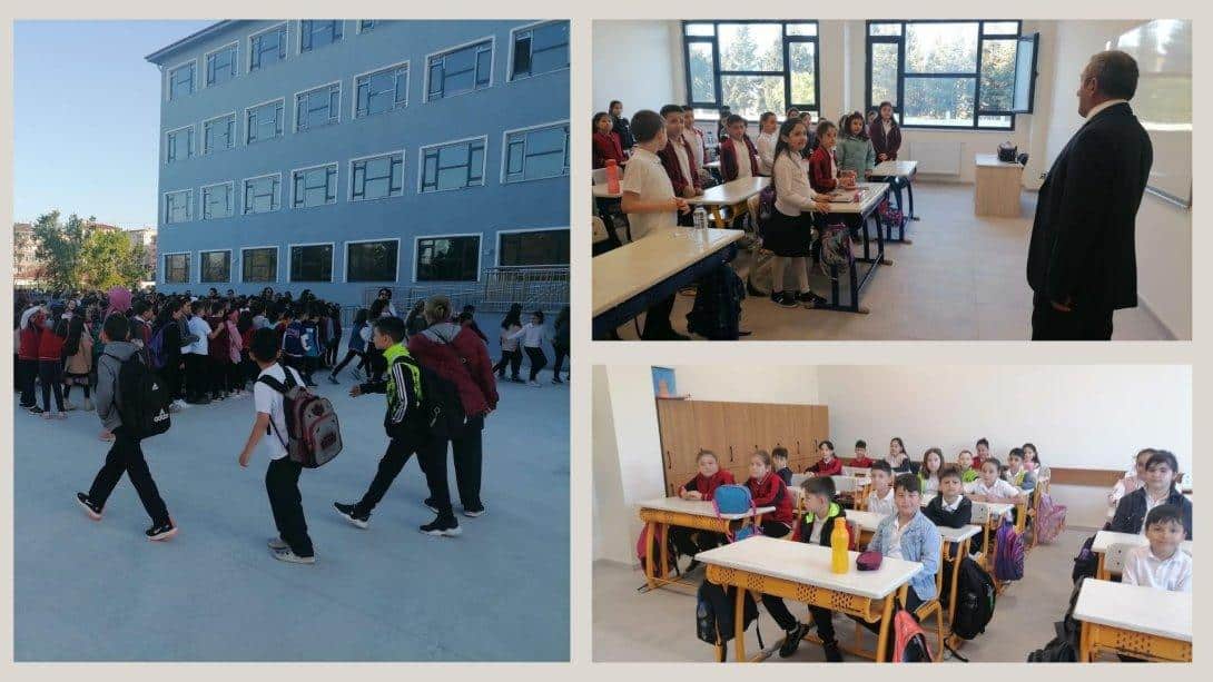 İlçe Milli Eğitim Müdürü Hüseyin Erdoğan Ünilever İş İlkokulunu Ziyaret Etti