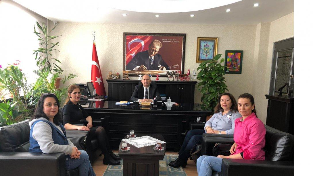 Trakya Down Sendromu Derneği Yöneticileri İlçe Milli Eğitim Müdürümüz Sayın Ahmet ÜZGÜN´ ü Makamında Ziyaret Etti.