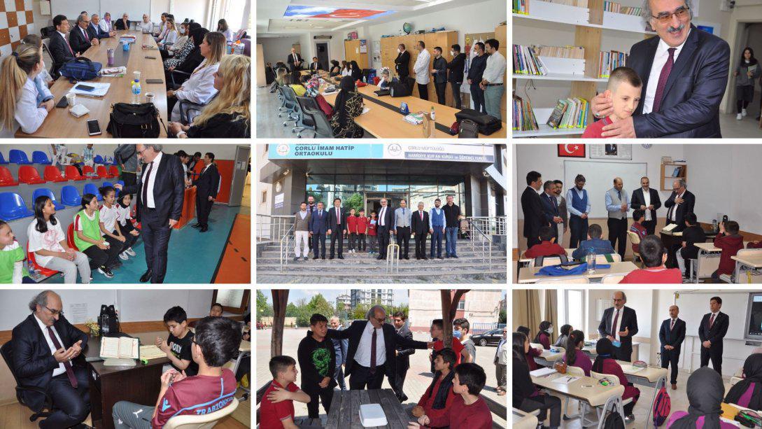 Din Öğretimi Genel Müdürü Mehmet Nezir Gül İlçemizdeki İmam Hatip Okullarına Ziyaretlerde Bulundu