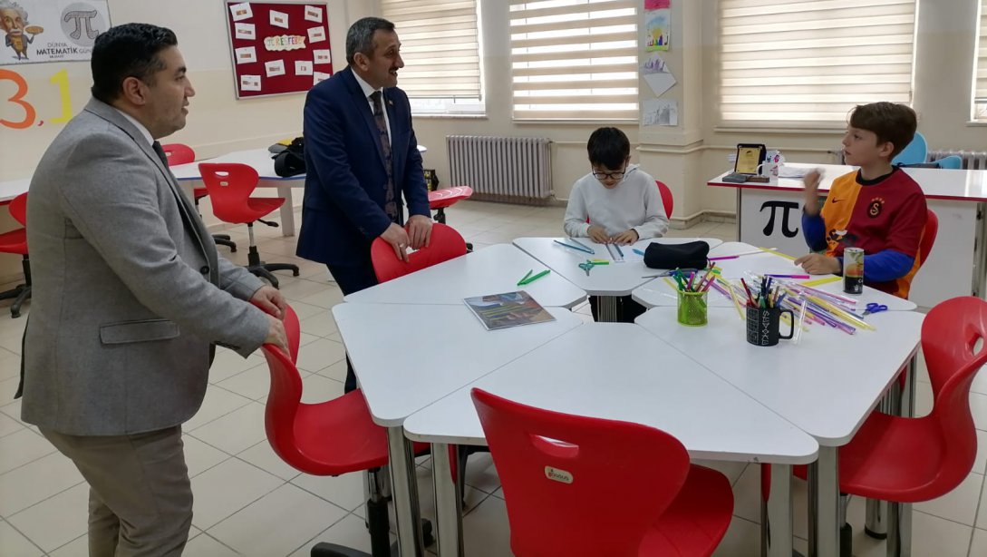 İlçe Milli Eğitim Müdürü Hüseyin Erdoğan Çorlu Bilim Ve Sanat Merkezini Ziyaret Etti.