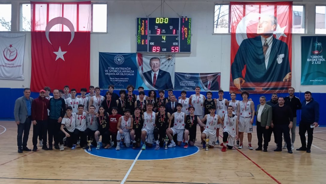 Okul Sporları Genç Erkekler Basketbol İl Finali İlçemizde Yapıldı