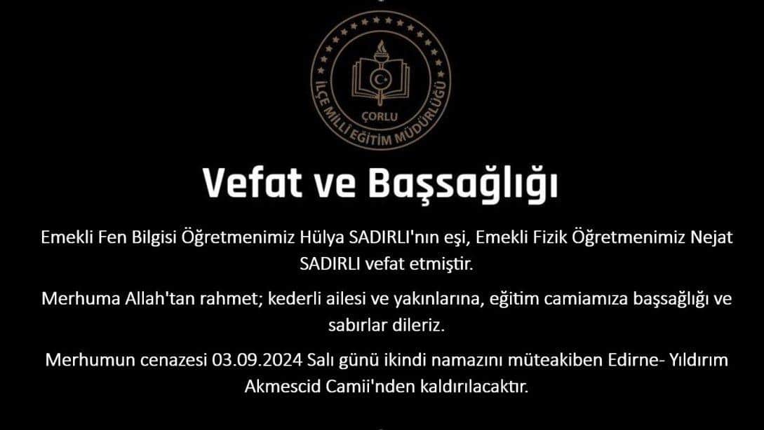 Vefat ve Başsağlığı