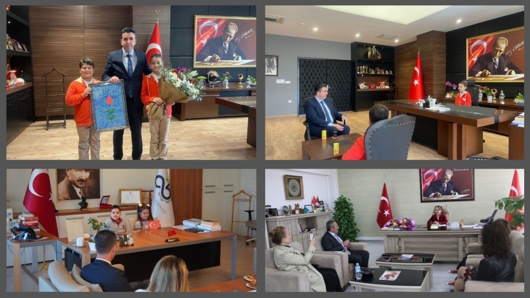 23 Nisan Ulusal Egemenlik ve Çocuk Bayramı Münasebetiyle Öğrencilerimiz Makamları Devraldı