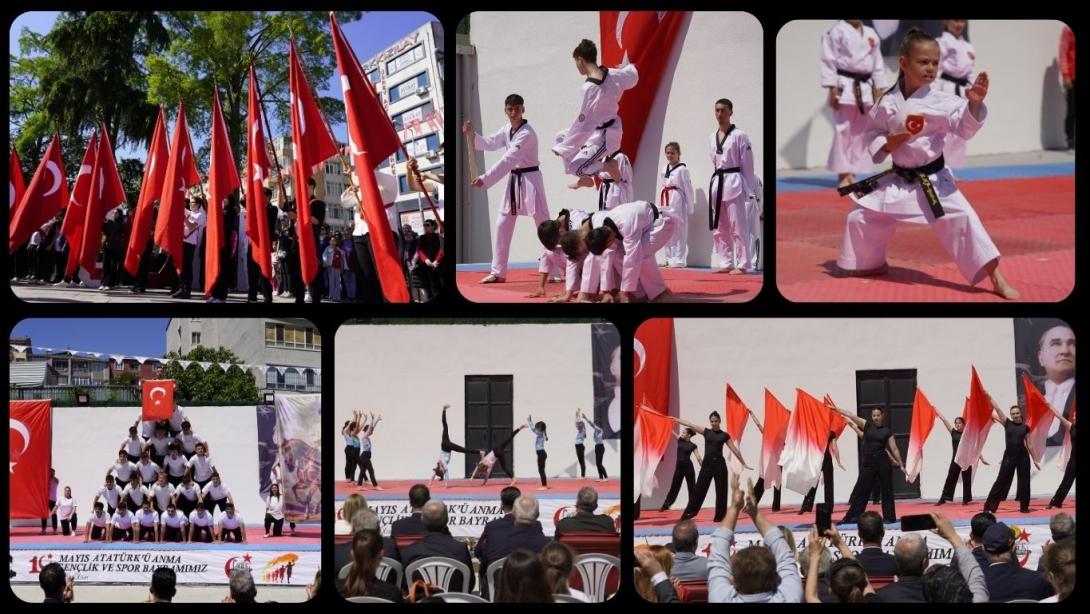 19 Mayıs Atatürk'ü Anma, Gençlik ve Spor Bayramı Coşkuyla Kutlandı