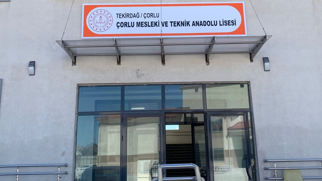 Çorlu Mesleki Ve Teknik Anadolu Lisesi Açılıyor