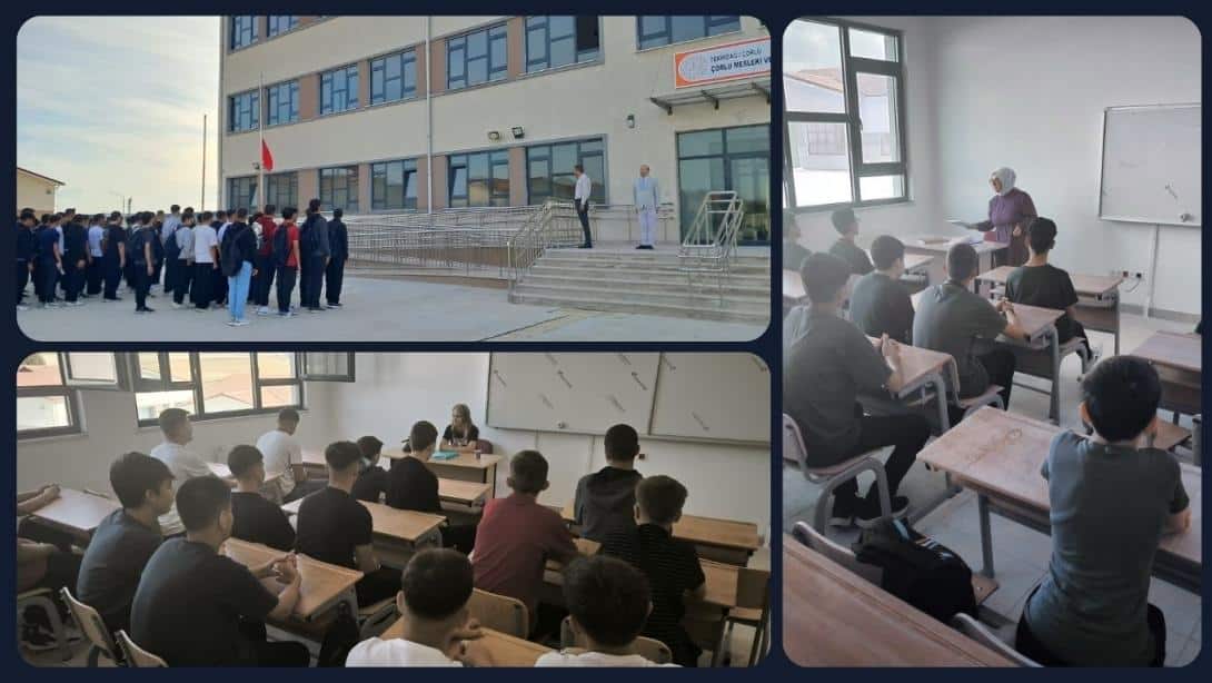 Çorlu Mesleki ve Teknik Anadolu Lisesi Yeni Binasında Eğitim Öğretime Başladı